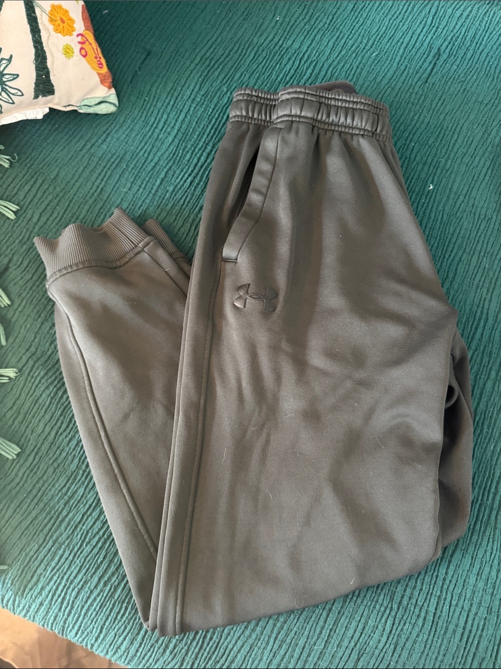 Under Armour Men's Olive Jogger Sweatpants - Dark Olive